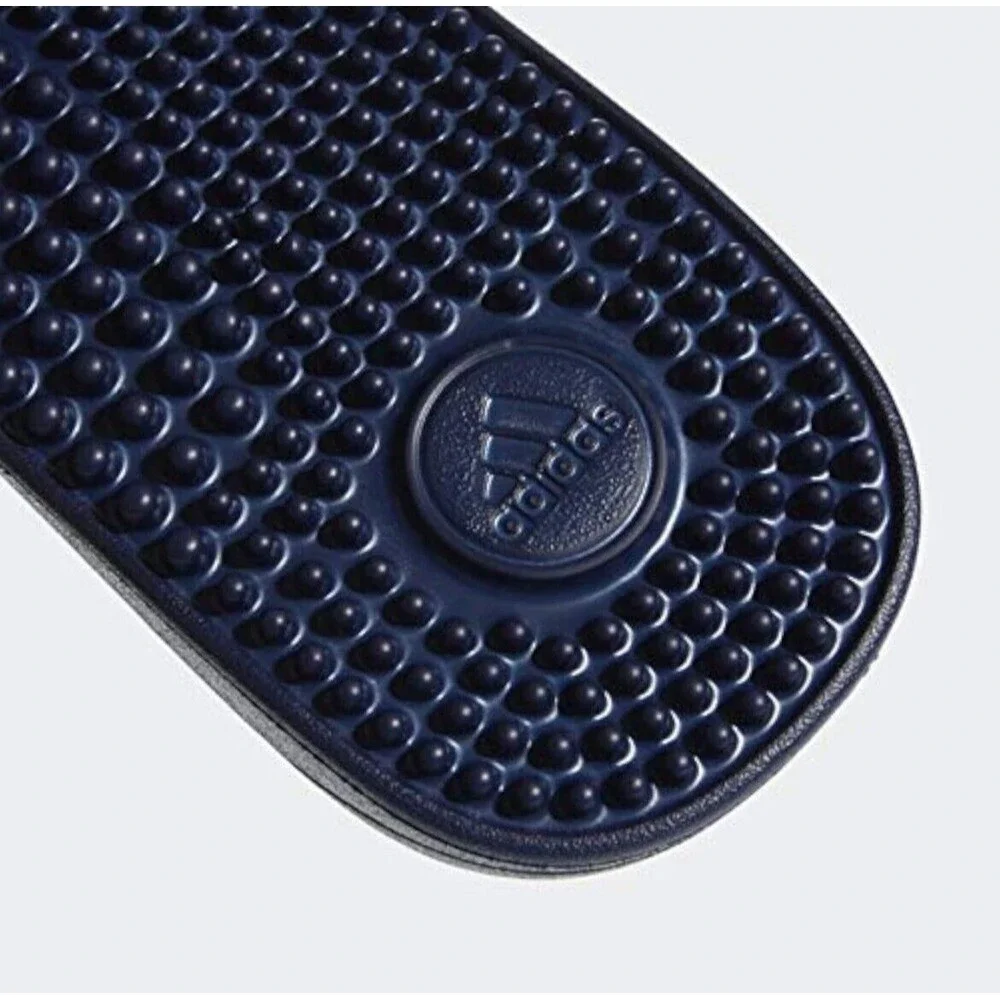 Adidas Adissage slides Sandals Dark Blue White Men’s Size 11 Women’s Size 12 - Picture 6 of 6